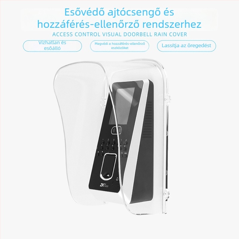 Xface600 arcfelismeréshez tervezett esővédő burkolat kültéri hozzáférés-vezérlőhöz (U200) – 1000 tárhely, USB/IP/COM, 315 MHz, ujjlenyomat-azonosítás