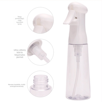 Hengtong mini hajspray üveg, kompakt hordozható permetező, kapacitás 80/100/130 ml