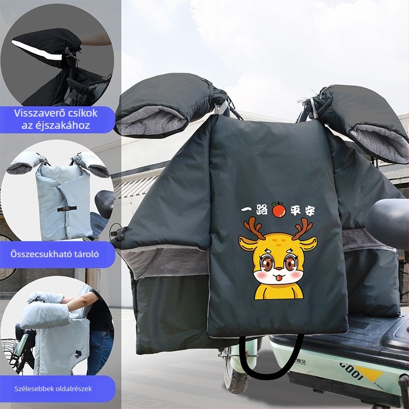 PVC vízálló szélvédő takaró elektromos járművekhez, kézi levehető