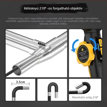 AUTOOL SVB305 Vizuális Endoszkóp HD Kamera Autóreparációhoz és Motor Szénlerakódások Detektálásához
