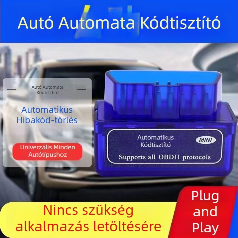 Motorhiba lámpa automatikus kódeltávolító, univerzális OBD diagnosztikai eszköz a hibakódok dekódolásához alkalmazás telepítése nélkül