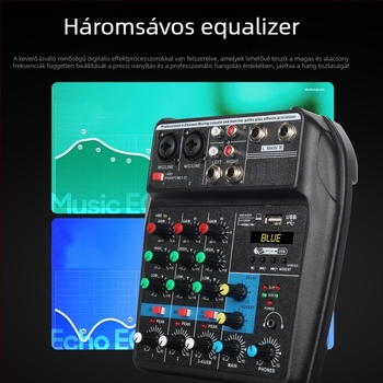 Nothing professzionális 4-csatornás keverő Bluetooth-képességgel és külső reverb funkcióval élő előadásokhoz