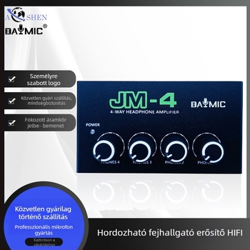 JM4 Keverő – Audió sztereó hub, passzív keverő, vezérlő konzol élő hanghoz