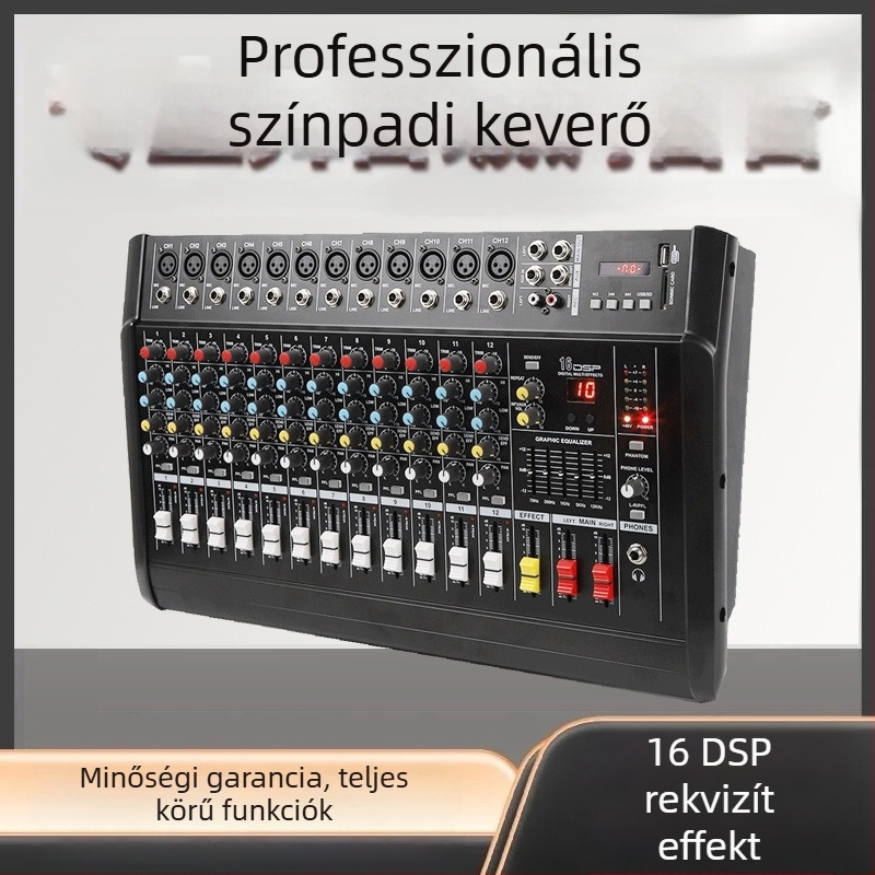 PMX kompakt keverő erősítővel, Bluetooth és USB bemenettel kültéri esküvői színpadi élő közvetítéshez