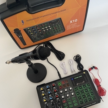 USB hangkártya és multifunkciós keverő Magic Sound X10, DSP chip, 2-csatornás, külső telepítés