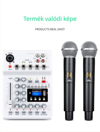 Fugue MX-08 Hangkeverő beépített mikrofonnal, USB és Bluetooth, 20W