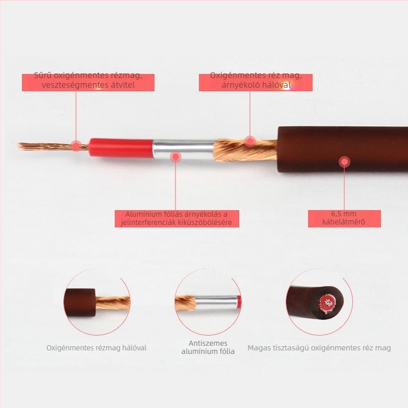 XLR férfi–női audio kábel mikrofonhoz, kiegyensúlyozott, LAITA, PVC burkolat, CE ROHS