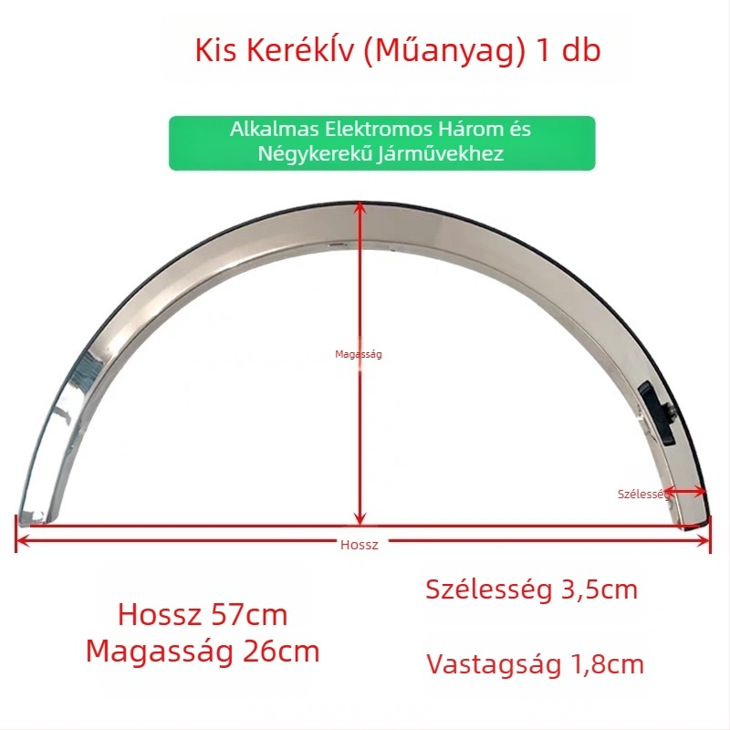 Háromkerekű motorkerékpár kerékagy dekoratív sáv