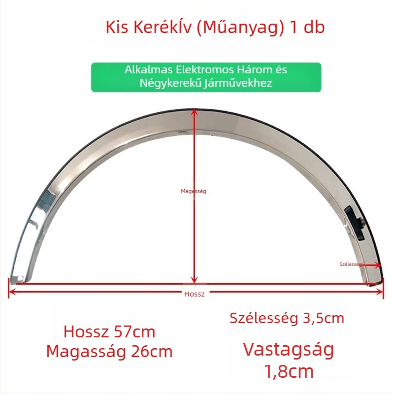 Háromkerekű motorkerékpár kerékagy dekoratív sáv