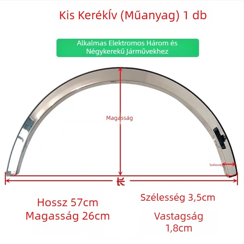 Háromkerekű motorkerékpár kerékagy dekoratív sáv