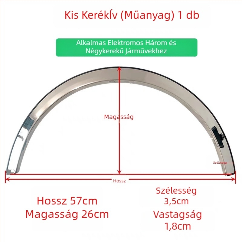 Háromkerekű motorkerékpár kerékagy dekoratív sáv