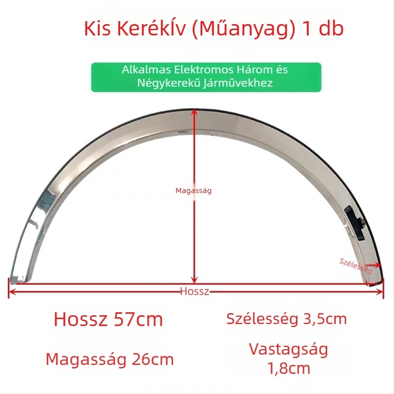 Háromkerekű motorkerékpár kerékagy dekoratív sáv