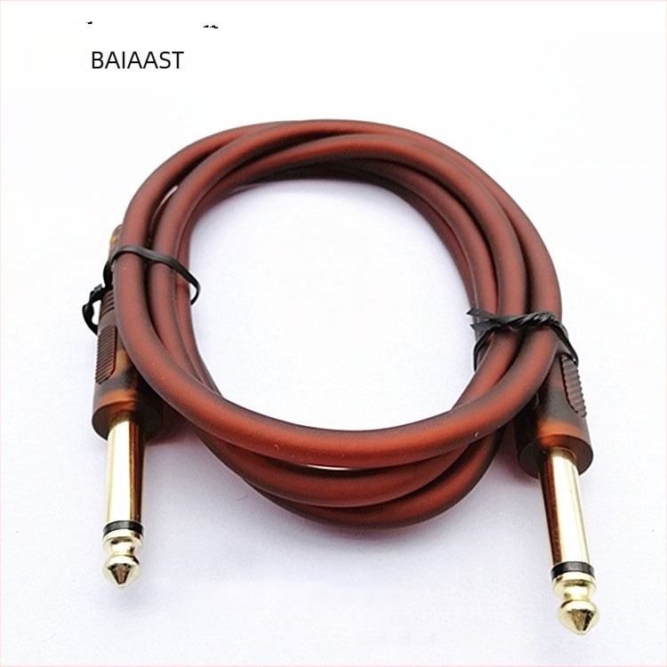 Mikrofonkábel 6.5 mm–6.5 mm, mono, rézmag, PVC burkolat, audió kábel