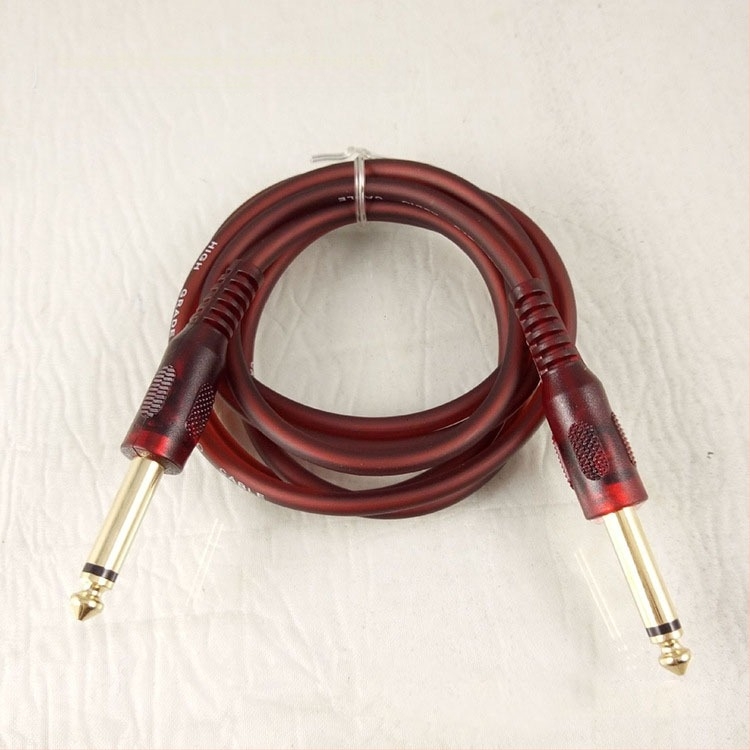 Mikrofonkábel 6.5 mm–6.5 mm, mono, rézmag, PVC burkolat, audió kábel