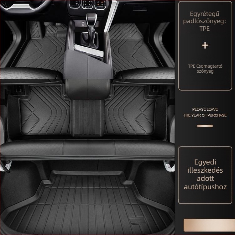 Beijing X3 TPE autópadlószőnyeg, teljes lefedettség, Zhida külön modellhez, 2021, vezetői szőnyeg