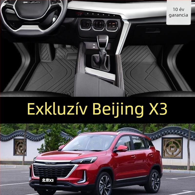 Beijing X3 TPE autópadlószőnyeg, teljes lefedettség, Zhida külön modellhez, 2021, vezetői szőnyeg