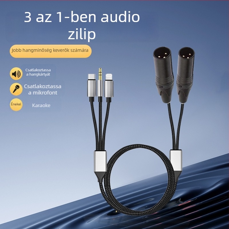 Hongkai hangvonal digitális eszközökhöz aranyozott réz vezetővel és nylon maggal, ROHS tanúsított