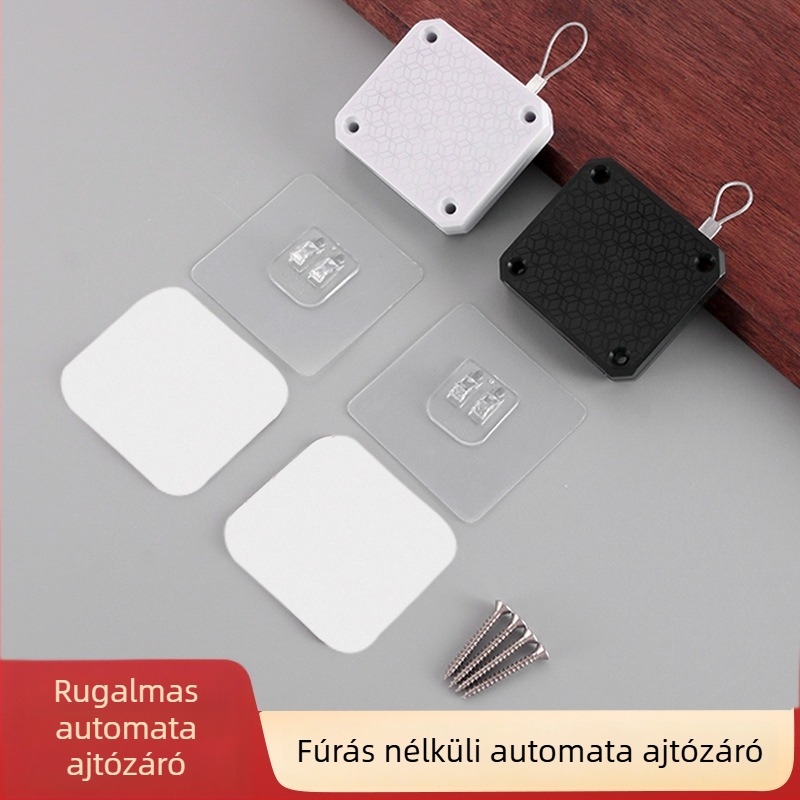 Ajtó- és ablakzáró – modern minimalist design, Type A modell, acélhuzal anyag, zárási sebesség 3