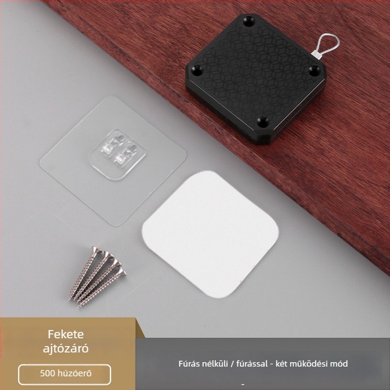 Ajtó- és ablakzáró – modern minimalist design, Type A modell, acélhuzal anyag, zárási sebesség 3