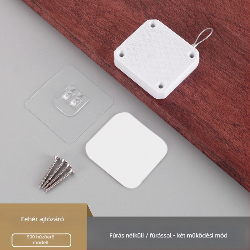 Ajtó- és ablakzáró – modern minimalist design, Type A modell, acélhuzal anyag, zárási sebesség 3