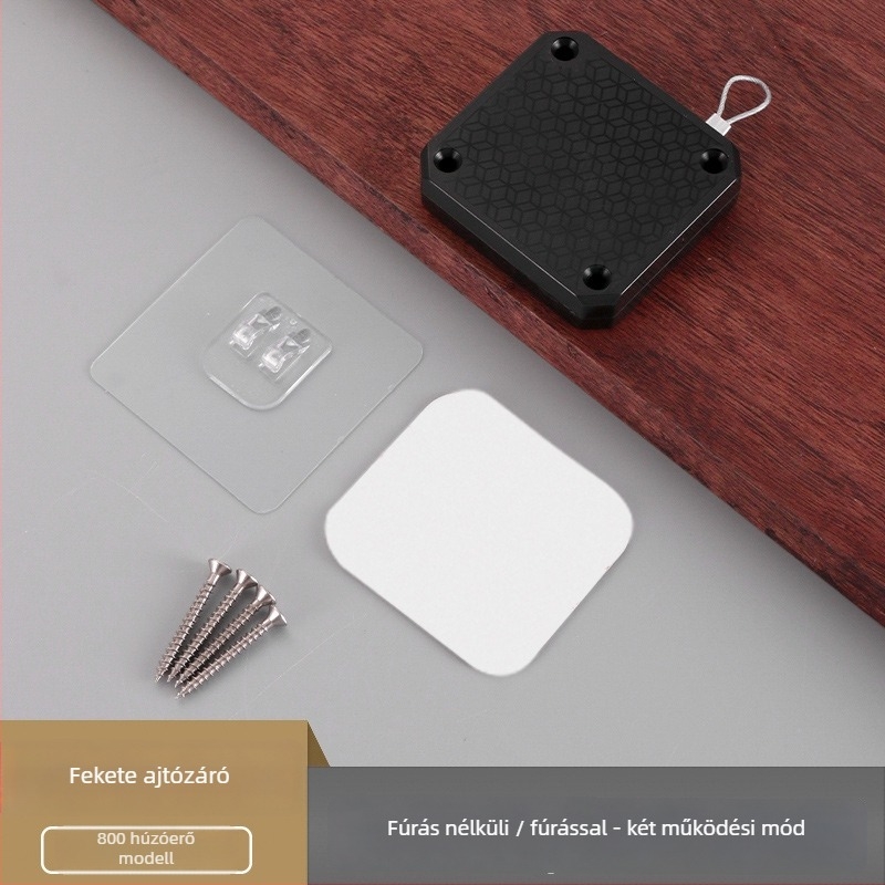 Ajtó- és ablakzáró – modern minimalist design, Type A modell, acélhuzal anyag, zárási sebesség 3