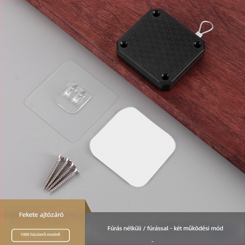 Ajtó- és ablakzáró – modern minimalist design, Type A modell, acélhuzal anyag, zárási sebesség 3