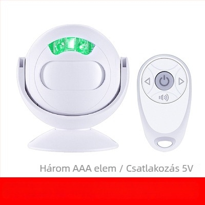 SF23R MP3 Vezeték nélküli szenzor ajtócsengő, 5V táplálás, 2W fogyasztás, 30 testre szabható csengőhang, szupermarketekhez és promóciókhoz