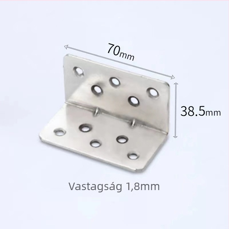 Acélból készült megerősítő sarokvas galvanizált bevonattal – alkalmas ágykeretek, asztalok és székek, ajtók és ablakokhoz; stílus: Új kínai stílus
