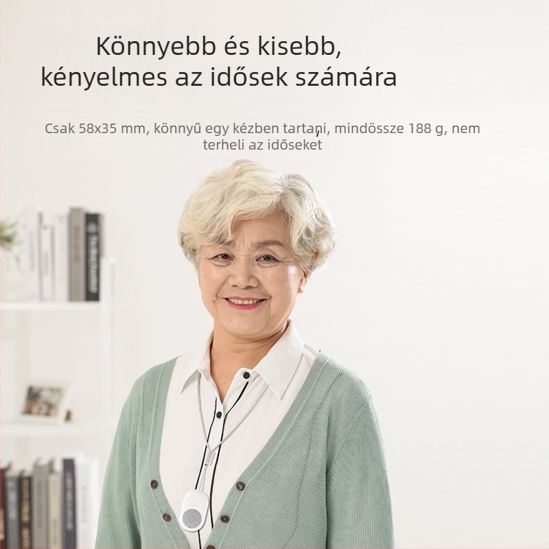 E200 vezeték nélküli idős-hívó otthoni használatra, ágy melletti híváseszköz 26 dallammal, CR2032 elem vagy 5V külső adapter, 100–240V