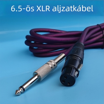 6,35 mm-es XLR audio kábel mikrofonhoz, keverőhöz és külső hangkártyához — hosszok 0,3–10 m