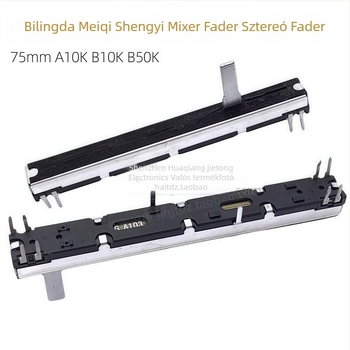 75 mm-es sztereó keverő kettős csatornával faderrel, EPM8/12, Meiqi Sound Art, A10KB10KB50K