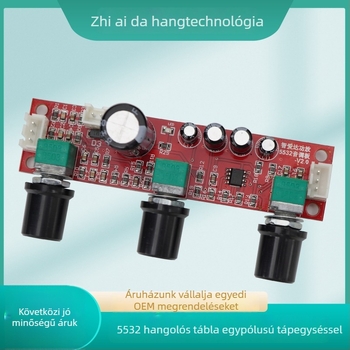 Zhiaida NC5532 Hang- és hangerő-szabályozó op-amp PCB, 2-csatornás, APP-t nem támogat, VW számára, Kiegészítők