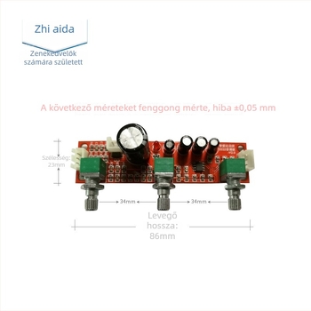 Zhiaida NC5532 Hang- és hangerő-szabályozó op-amp PCB, 2-csatornás, APP-t nem támogat, VW számára, Kiegészítők