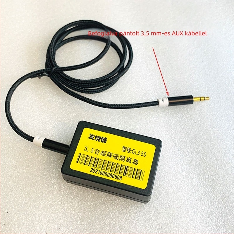 PXSW PX-3.5 Audio kimeneti adapterkábel, rézmag, egyfejű csatlakozó, 0,5 m