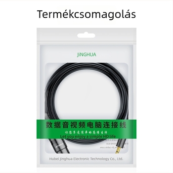 Jinghua A157 Audio kábel, 3,5 mm–XLR női mikrofonkábel, aranyozott kivitel, réz mag