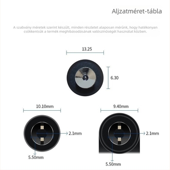 6,35 mm mono DC kábel gitárhoz/mikrofonhoz, 2 vezetékes, réz vezető, PVC-szigetelés, 80°C