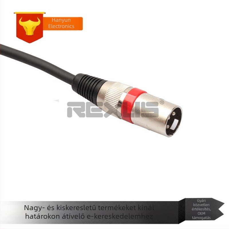 XLR hosszabbító kábel, férfi→ női csatlakozóval, mikrofon és audio/videó használatra — Neutral ROHS