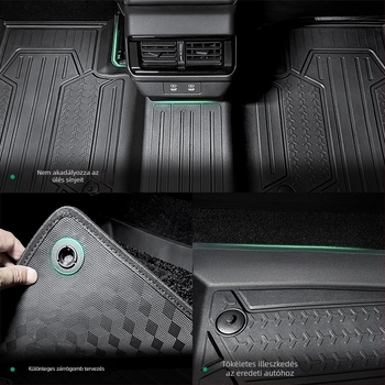 TPE injekcióval formázott autópadlószőnyeg, kompatibilis Honda Accord, CR-V, Crosstour, Fit, Lingpai