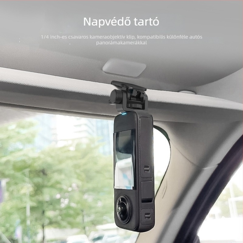 JISUN-C02 Zsebfény clip – ABS, teherbírás 2–5 kg, összecsukható, többirányú telefontartó klips, 0–90° dőlés