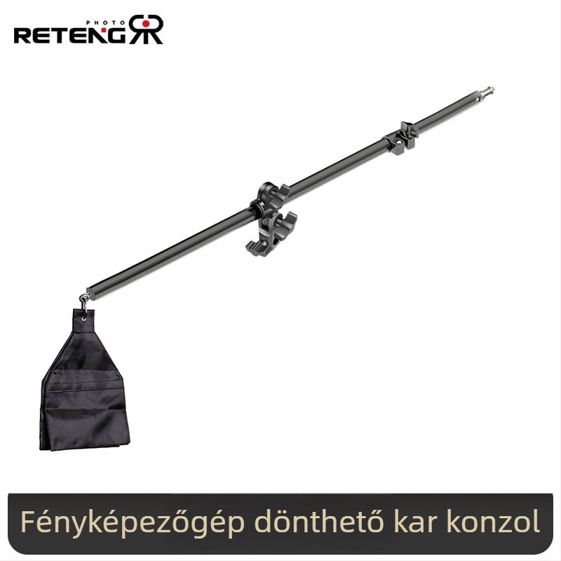 mennyezeti fényállvány X140b – fém szerkezet, kompatibil softbox és diffúziós papírral, tömeg 0,8 kg