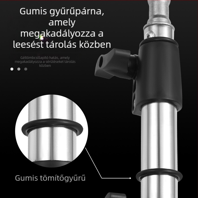 Figure Fit rozsdamentes acélból és ABS-ből készült fotózás lámpatartó, 3 részes, teherbírás 2–4 kg, tömeg 1 kg
