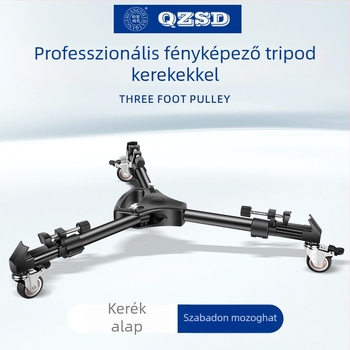 HL03 Háromlábú alap görgőkkel – alumíniumötvözet, teherbírás 15 kg, tömeg 1,1 kg