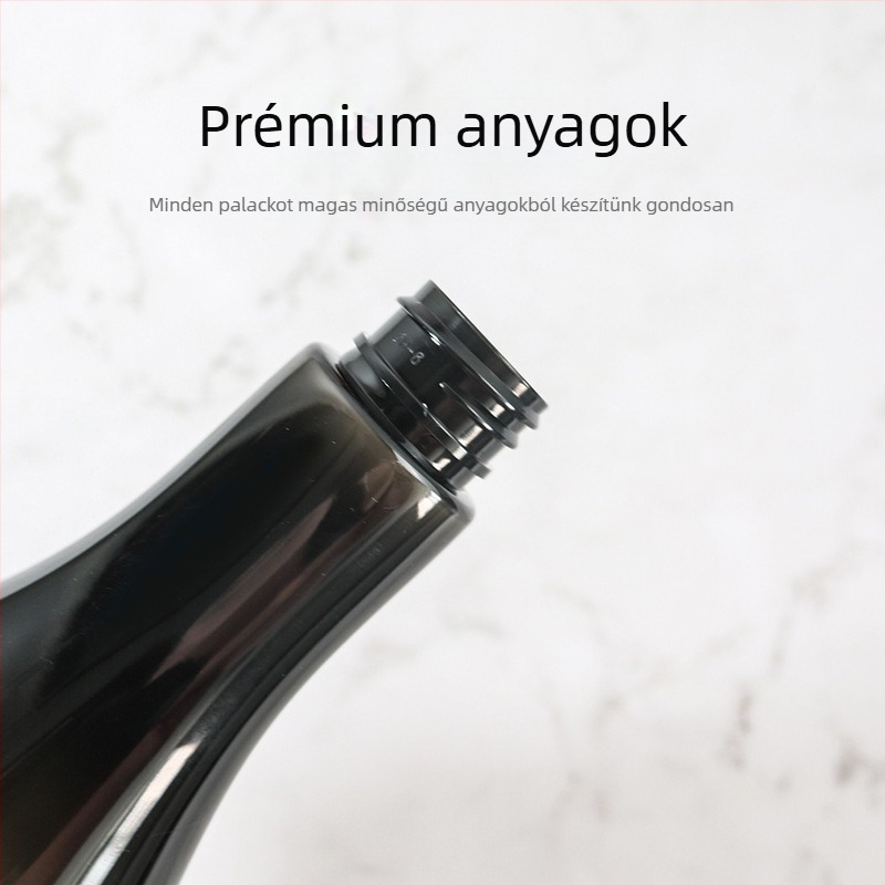 Pentagonális permetező palack fodrászszalonhoz – finom köd, állítható fej, műanyag, 70 ml