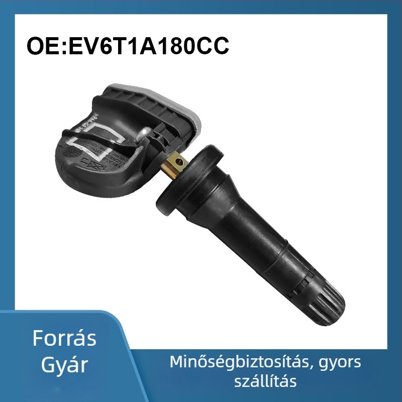TPMS szenzor EV6T1A180CC — kompatibil Lincoln és Ford autókhoz, 0,1 BAR pontosság, 433 MHz, mérési tartomány 5000
