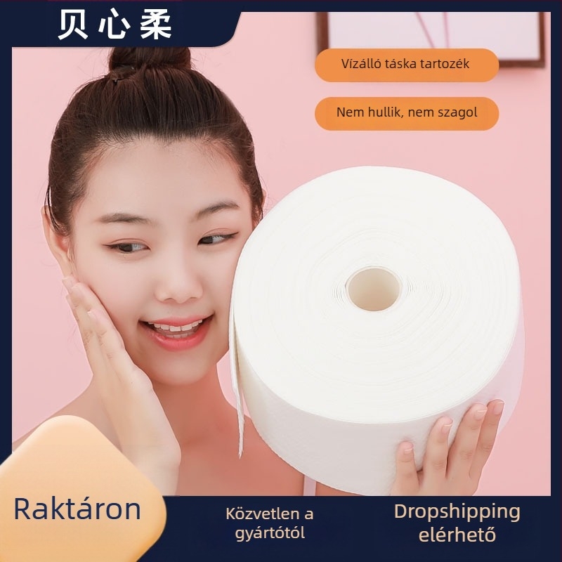 Beixin Soft Beauty Arctisztító kendő, egyszer használatos, 600 g, 100% pamut