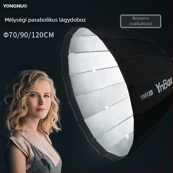 Softbox Yongnuo — mély parabolikus, LUX160 LED stúdiófényhez film- és élő közvetítéshez