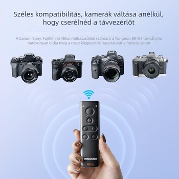 Yongnuo BR-G1 Bluetooth kamera távvezérlő Canon, Sony, Fuji és Nikon tükör nélküli kamerákhoz