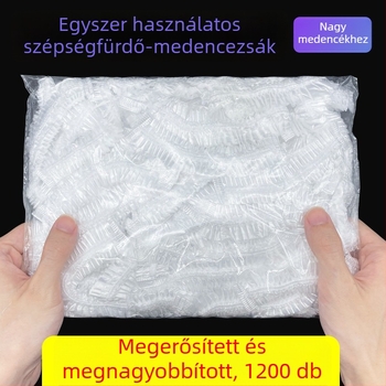 Szépségszalon arcmosó medencés egyszer használatos zacskók – rugalmas műanyag zacskók – teljes készlet