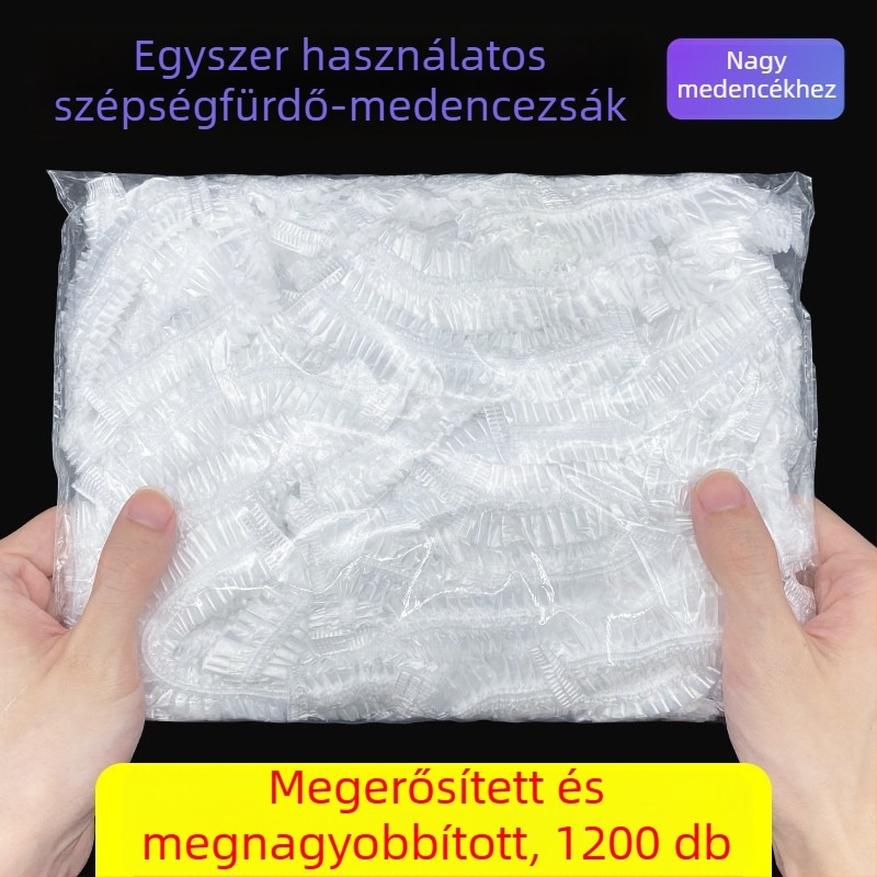 Szépségszalon arcmosó medencés egyszer használatos zacskók – rugalmas műanyag zacskók – teljes készlet