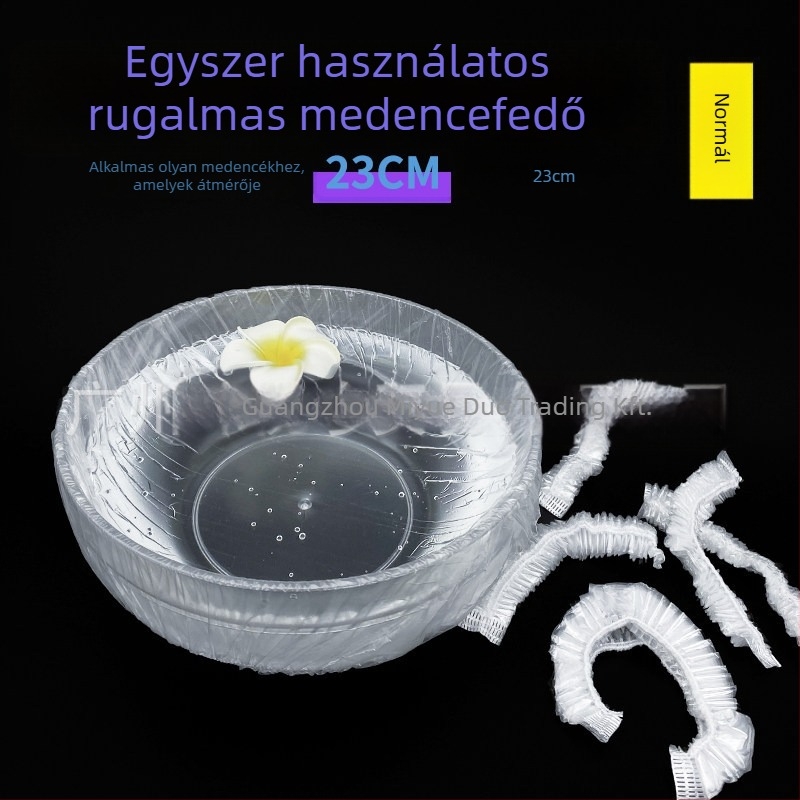 Szépségszalon arcmosó medencés egyszer használatos zacskók – rugalmas műanyag zacskók – teljes készlet
